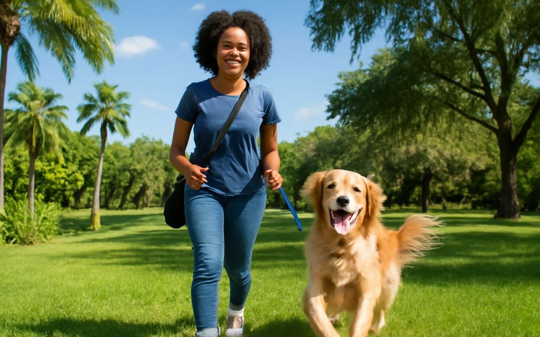 Experience trusted and loving dog walker Orlando services for happy, healthy pups every day!