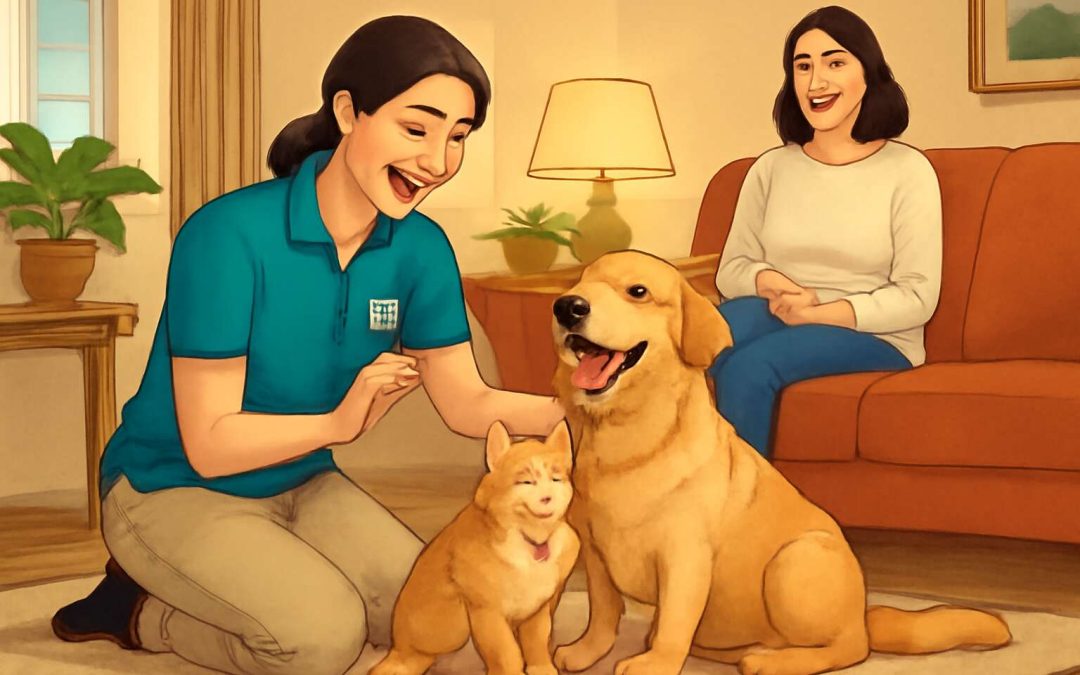pet sitter and house sitter