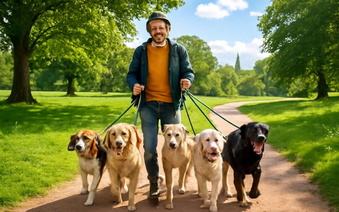 how to become dog walker uk
