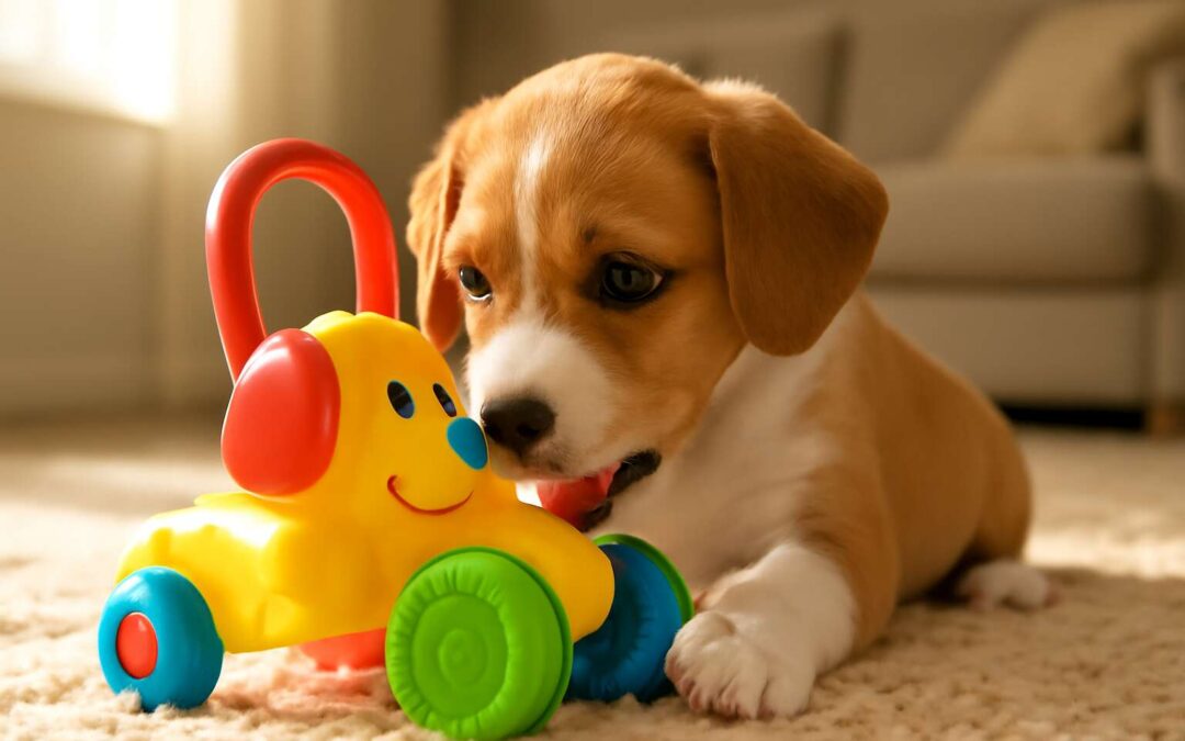 Unlock endless fetch: puppy dog walker toy for joyful, active pups