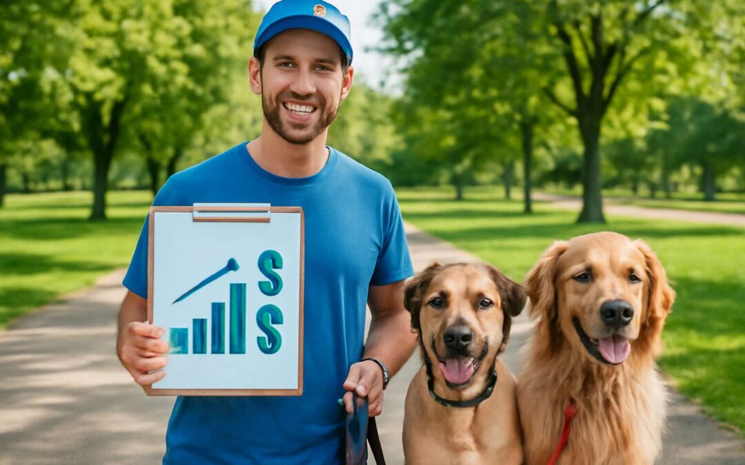 what is a dog walker salary