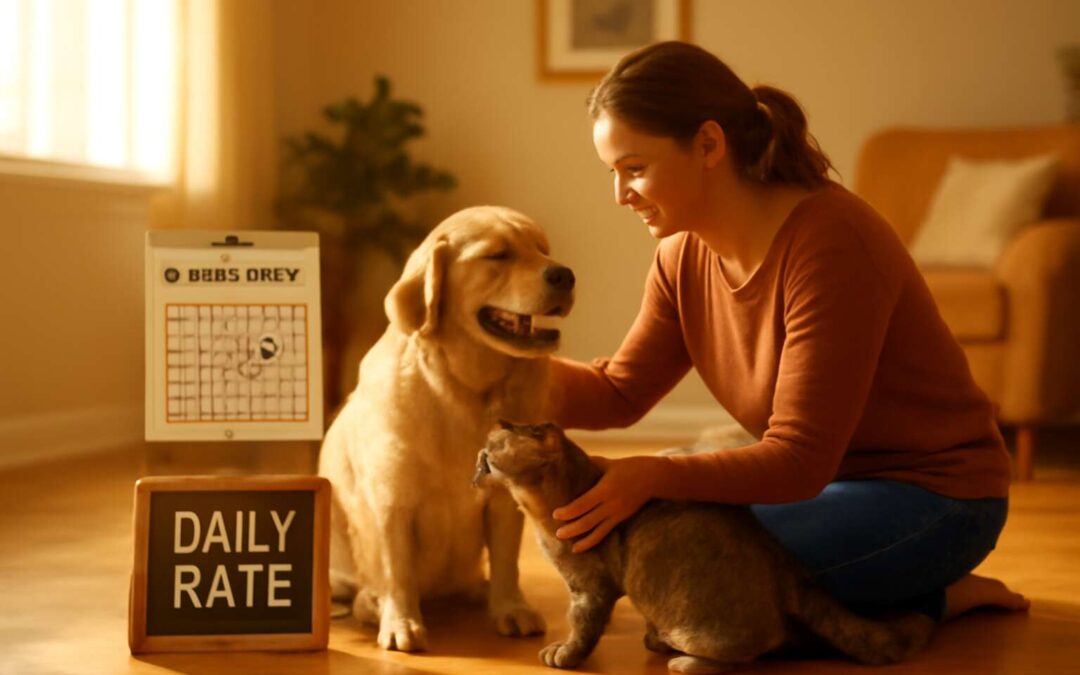 pet sitter rate per day